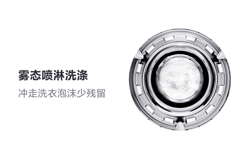 máy giặt aqua 9kg Little Swan 10 kg khối nước biến tần trống nhà máy giặt tự động thông minh TG100VT86WMAD5 - May giặt máy giặt panasonic