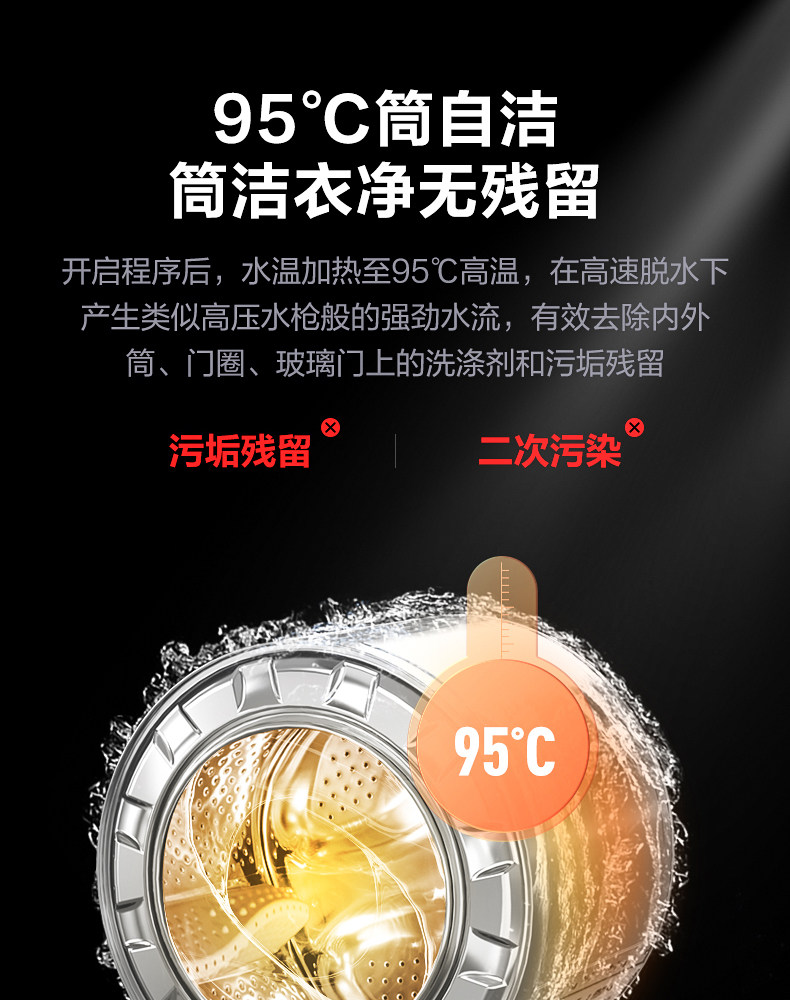 小天鹅 一级能效 滚筒洗衣机 10kg 图19
