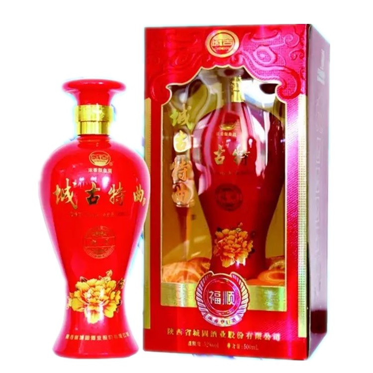 City Gutertfu Shunconcentrated fragrant Type 52 ° High Sorghum Wine Grain Wine Shaanxi Han Zhongcheng Solid Day Hanfang Liquor