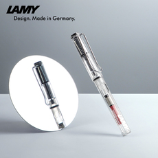 Ручка перьевая lamy凌美墨水笔礼盒 德国自信系列幻想银透明钢笔礼盒官方正品男女式商务办公签字圣诞节送礼礼物