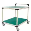 Lean pipe weekly transfer car Material car Anti-static trolley workshop composite pipe shelf wire rod cart manufacturer customization
