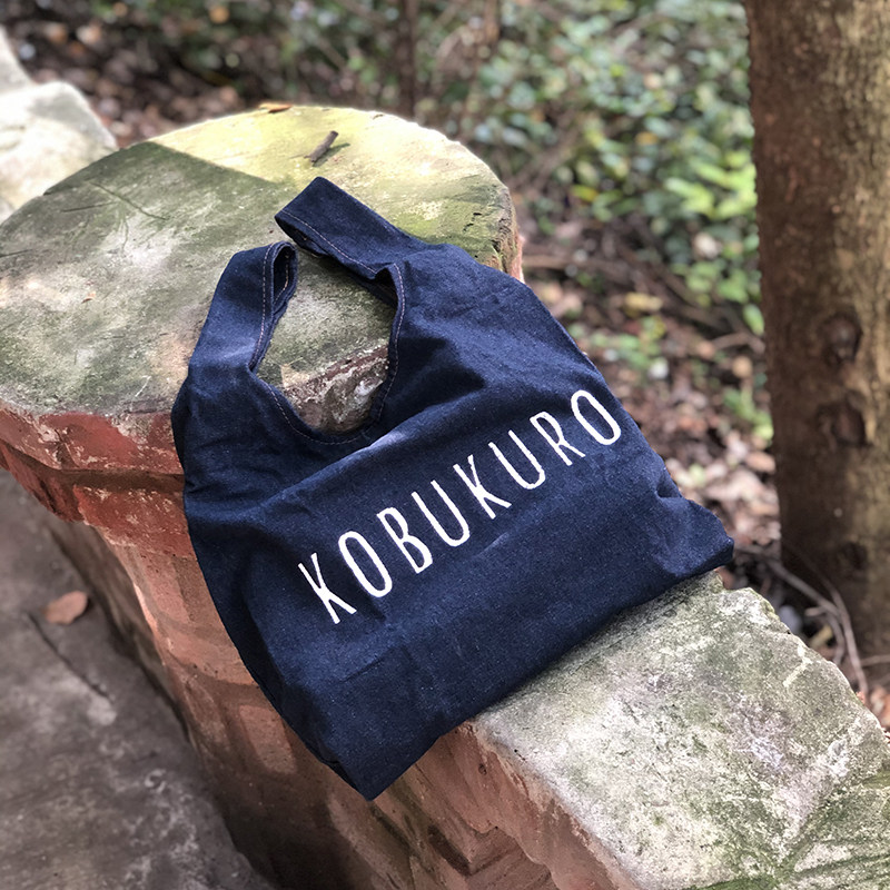 Renaissance in Renaissance Cowboy canvas portable folding environmentally friendly shopping bag with large capacity and solid handbag