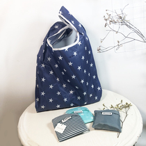 Out of the UK thick nylon portable folding supermarket shopping bag large capacity eco-friendly bag tote bag shopping bag