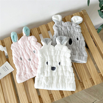 Adult dry hair cap super absorbent quick-drying thickening 2021 new childrens shower cap cute cartoon animal wipe headscarf