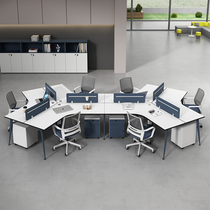 Staff office table and chair combination 3 5 6 people screen partition card seat staff desk desk computer desk desk
