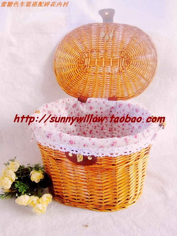 Panier pour vélo SUNNY WILLOW en vigne - Ref 2268384 Image 13