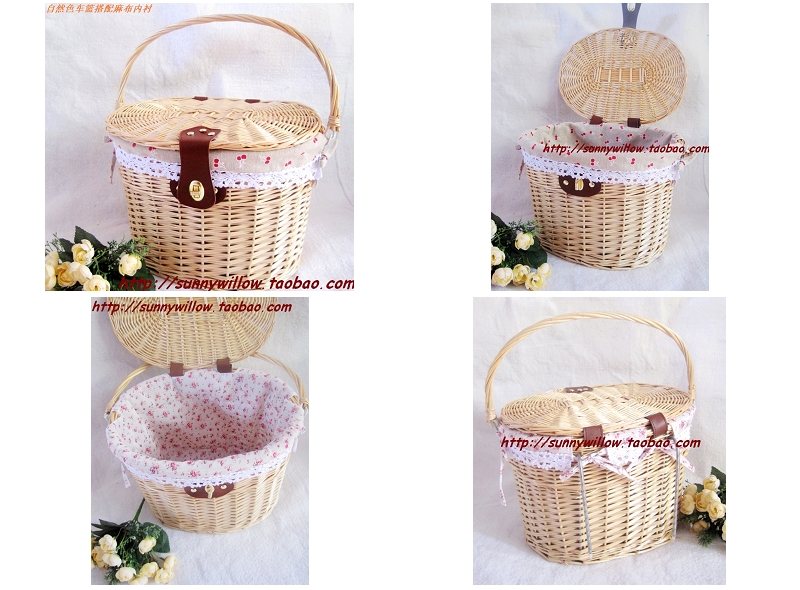 Panier pour vélo SUNNY WILLOW en vigne - Ref 2268378 Image 13