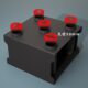 Barbell Bar Storage Rack Five-Hole Olympic Bar Storage Tray Large Hole Bar Olympic Bar Storage Rack Commercial Fitness Equipment