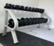 Dumbbell Rack, Commercial Dumbbell Rack, Double-Layer Thick Dumbbell Rack, 10-Pair Dumbbell Rack with Oval Tube, 10 Pairs of Dumbbell Racks