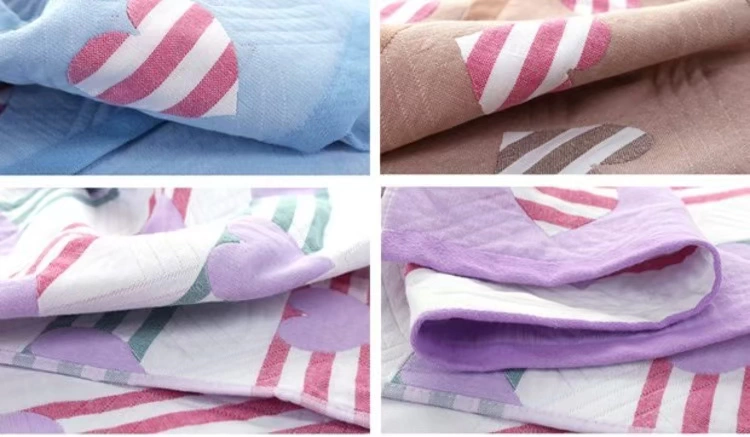 Khăn gối đơn giản Bắc Âu Khăn gối cotton ba lớp gạc đôi đặc biệt cung cấp bông lớn mềm cao cấp - Khăn gối