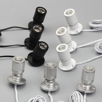 Mini spotlight led surface mounted Nordic adjustable display cabinet jewelry counter model lamp cabinet wine cabinet lamp spotlight