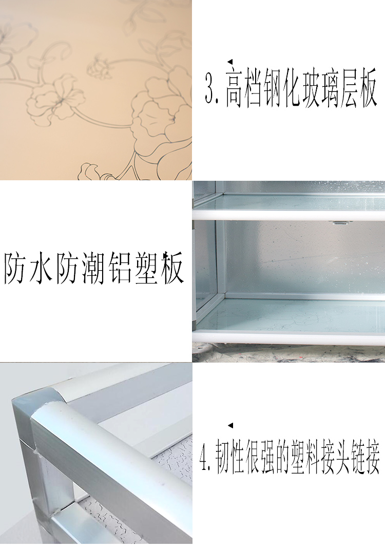tủ Snack tủ phụ kinh tế trong nước đặt tủ cửa nhôm kính với một xi bếp đơn giản - Buồng mẫu giá sách đẹp