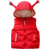 Đàn ông và phụ nữ 1-5 tuổi mùa thu đông xuống áo vest cotton 2 áo trẻ em cotton trùm đầu 3 trẻ em dày vest quan ao babi Áo ghi lê