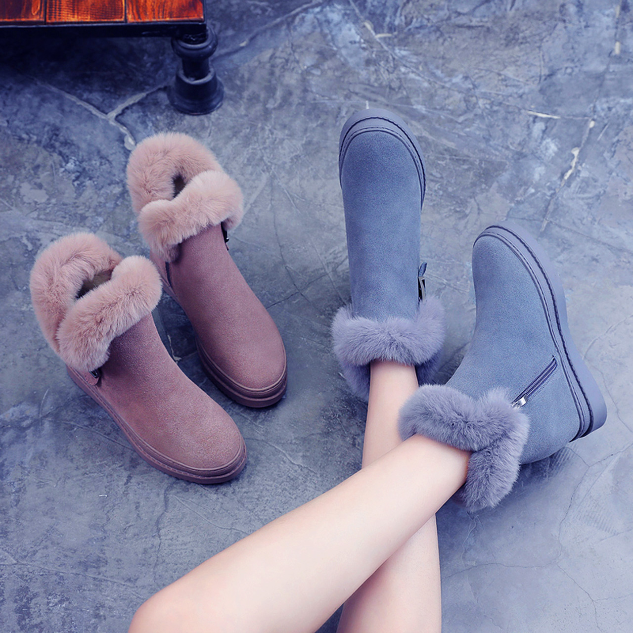 Bottes mi-saison femme en Caoutchouc - Ref 3251310 Image 5
