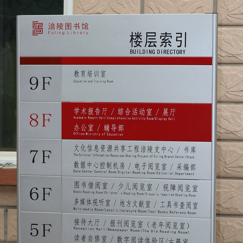Cộng đồng đơn vị thang máy sàn dấu hiệu hội trường dấu hiệu nước hợp kim nhôm cảnh quan điểm bảng hiệu phòng thẻ tùy chỉnh - Thiết bị đóng gói / Dấu hiệu & Thiết bị