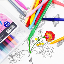 Korea Munami 3000 fiber pen 24 color 36 color water-based pen Clothing animation hook line watercolor pen