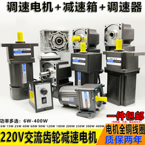 220V AC gear reduction speed motor 6W25W60W90W120W200W250W300W400W motor