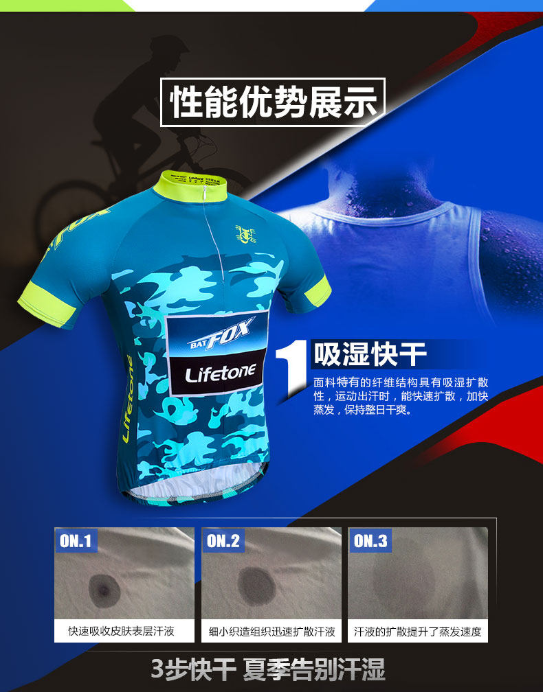 Vêtement cyclisme homme BATFOX - Ref 2230614 Image 9