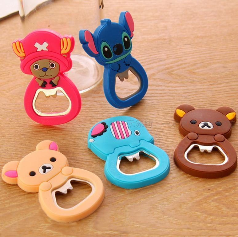 Home preparation creative simple and practical stainless steel plastic beer bottle opener B231