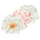Áo thun cotton bé gái dài tay Áo phông bé trai bé gái mùa đông đồ lót trẻ em quần áo mùa thu quần áo trẻ em đồ bộ bé trai Áo thun