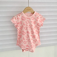 Розовый розовый и леопардовый принт