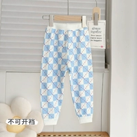 Полная печать Blue Grid 50 Scholarly Combing Cotton