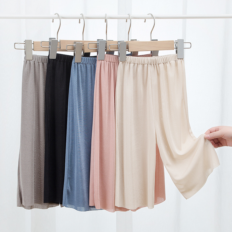 Female Baby Ice Silk Thin Casual Pants Small Children Shake Pants 2022 New Summer Mosquito-Proof Pants Spring Autumn Clothing