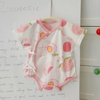 Розовый край персика цветущей хлопчатобумажной ткани