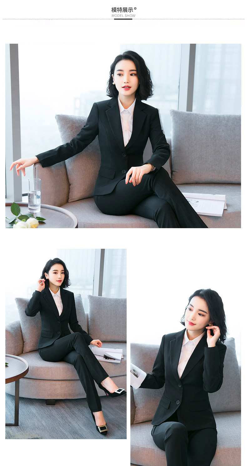 Cộng với áo khoác nhung nữ mùa thu đen và mùa đông dày ấm áp chuyên nghiệp phù hợp với bộ đồ nhỏ phỏng vấn trang phục mặc chính thức thoi trang nu