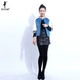 Hoàng đế tím 澜 Phụ nữ cổ tròn thời trang áo khoác lông chồn mới nữ SD872 - Faux Fur áo choàng lông ngắn