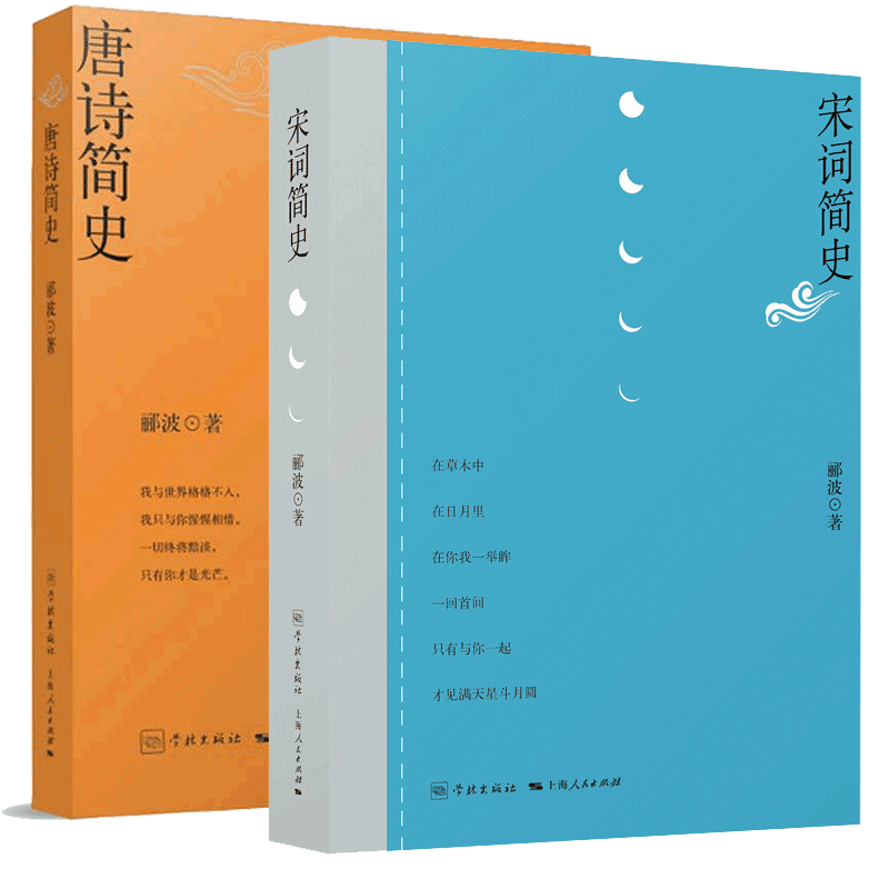 正版包邮宋词简史 唐诗简史中国诗词大会嘉宾郦波等你来读告诉你文艺青年的52种浮沉命运唐诗宋词鉴赏畅销书籍排行榜