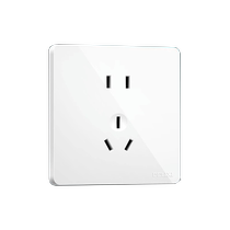 Delixi switch socket panel 86 type air conditioner 16A one-open five-hole socket plug household concealed multi-hole 821