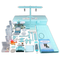 Can Mechanics Experimental Equipment Suit First Two Physical Hook Code Poise Archimedes Tray Balance Measuring Force Gauge Single Double Pulley of Buoyancy Pressure Full of Junior High School Mechanics Experimental Boxes