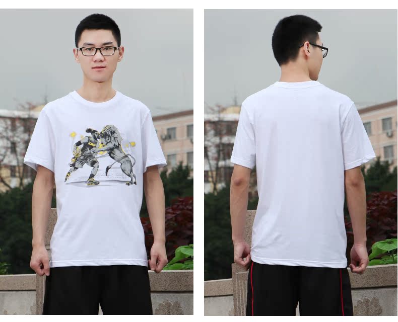 Sibot hè mới 24 áo thun cotton ngắn tay áo thun thể thao rộng rãi tay ngắn rộng cỡ lớn áo thun thể thao nam - Áo phông thể thao áo tank top