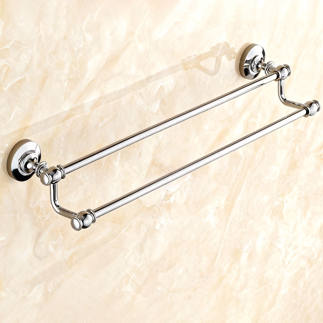 No punching towel rack single pole bathroom hardware bathroom pendant all copper towel bar bathroom towel rack storage rack