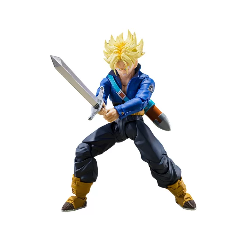 Бандай SHF Dragon Ball Super Саїян Молодой Транкс из будущего переиздание готовый к запасу