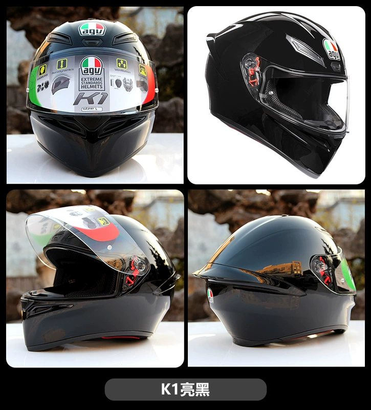 Mũ bảo hiểm AGV chính thức của AGV K1 Mũ bảo hiểm đầy đủ mũ bảo hiểm Full Four Seasons Motorcycle Racing Mũ bảo hiểm AGV Mũ bảo hiểm K5