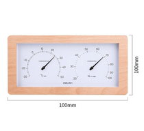 Indoor wood thermometer office thermometer hygrometer household thermometer children precision room thermometer