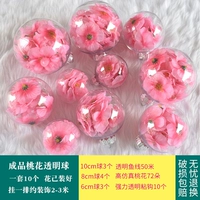 10 цветков персика (цветы уже установлены)