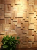 Сплошная древесная фона стена мозаика гостиная клуба в общежитии