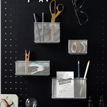 Living room kitchen magnetic absorption box storage box iron artistic reception basket tool debris collection frame