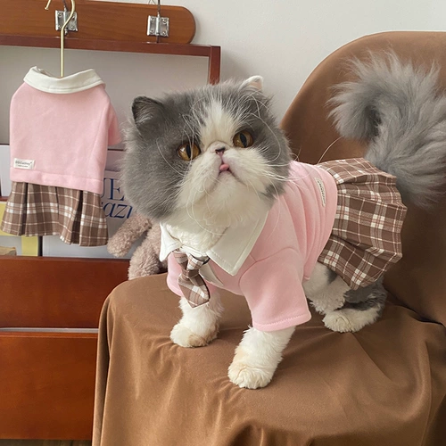 Сумка для кошек, колледжа, домашних животных, JK, юбка, одежда для кошек, платье, одежда для щенков мальтийского йоркшира