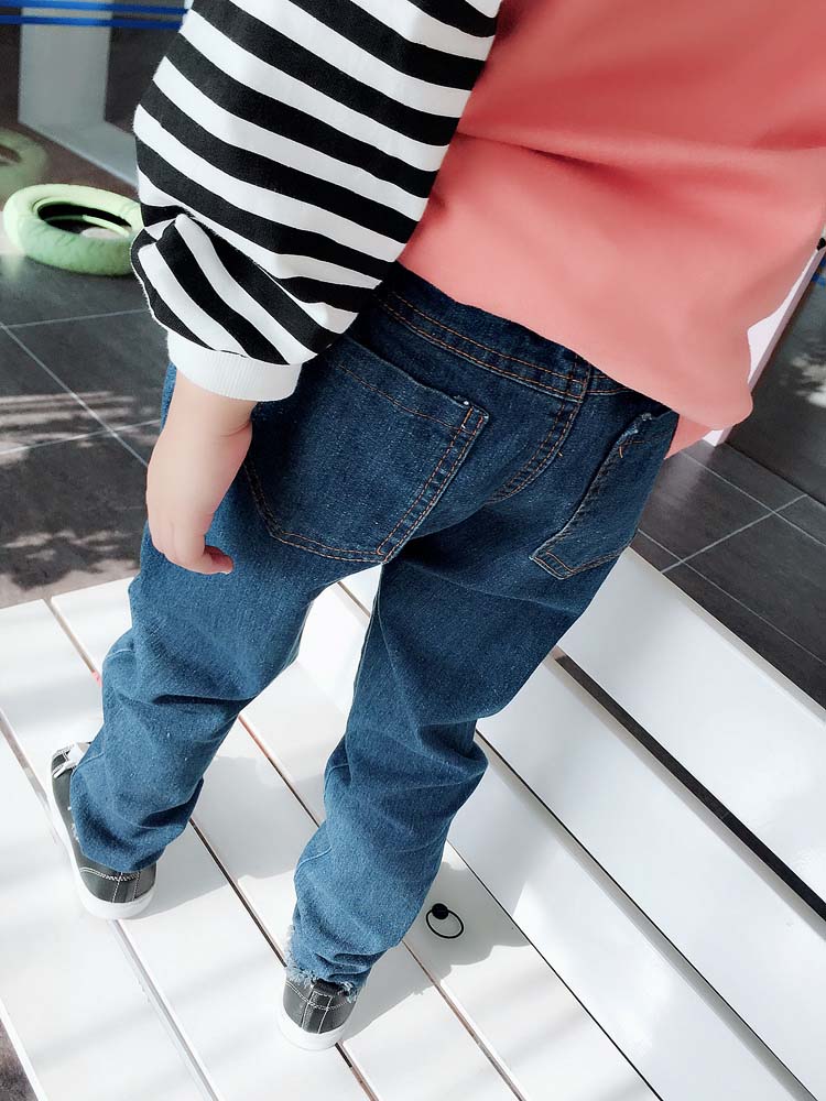 Quần bé vừa và nhỏ 2018 bé gái mùa thu mỏng màu rắn quần trẻ em nữ bé tính khí thô shop quan ao baby
