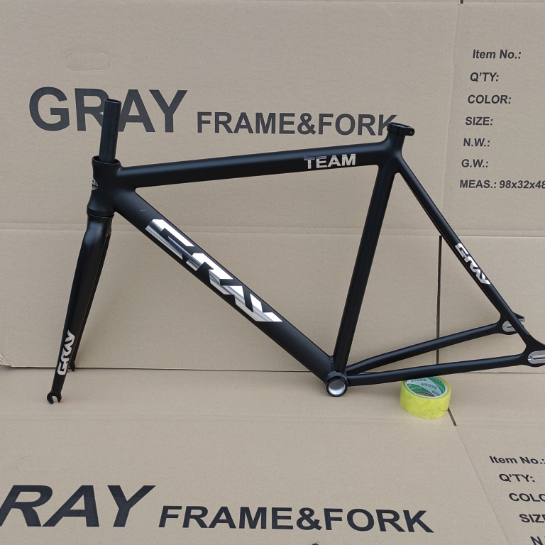 Gray/Team Speed Bike Frame, Track Bike Frame 700C*48/53/56