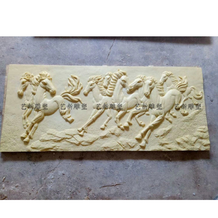 Professional setting for exterior wall relief sandstone embossed fiberglass imitation bronze embossed background wall sand sculpture European style reliefs