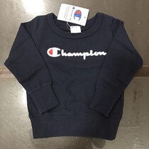 National Japan childrens clothing Japanese version Champion childrens neutral classic letters cotton sweater blue discount