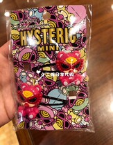 National HYSTERIC MINI black super new female treasure children Cartoon Doll hairclip cute princess rubber band