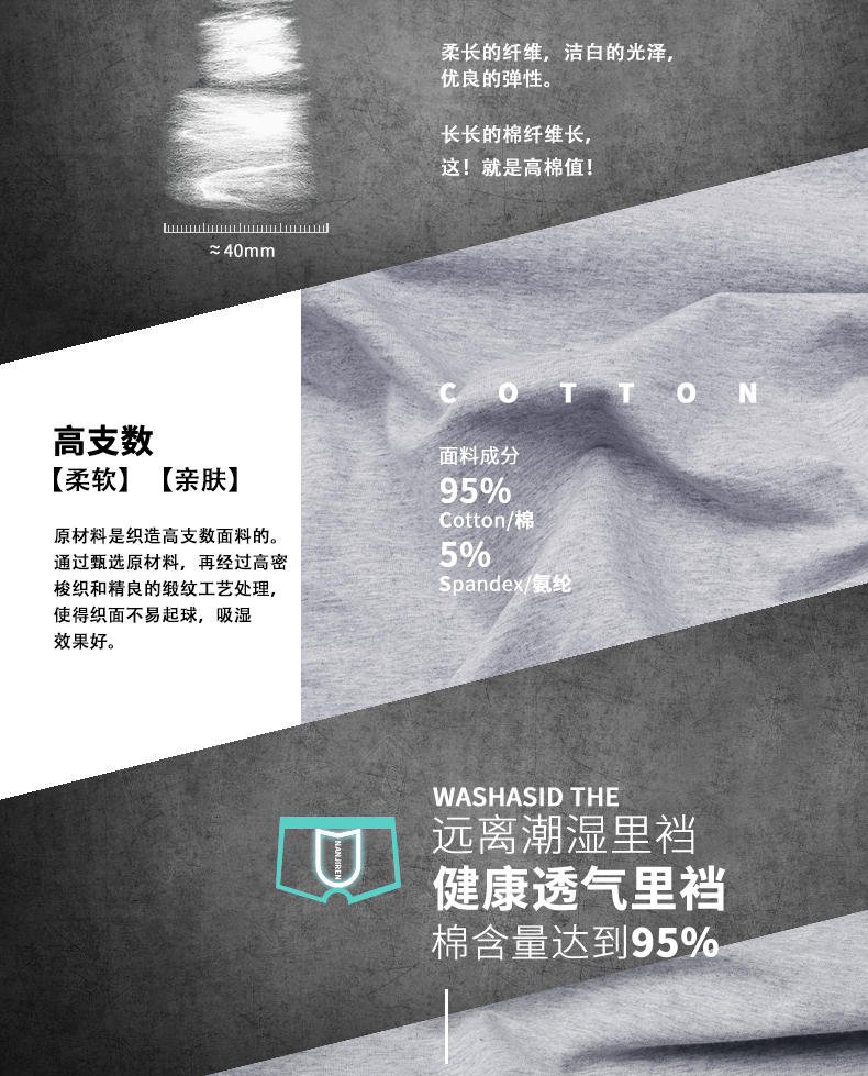 Nam Cực 4 lon quà tặng hộp boxer cotton tóm tắt eo in vuông quần short đầu thanh niên LM quan lot in hinh ngo nghinh