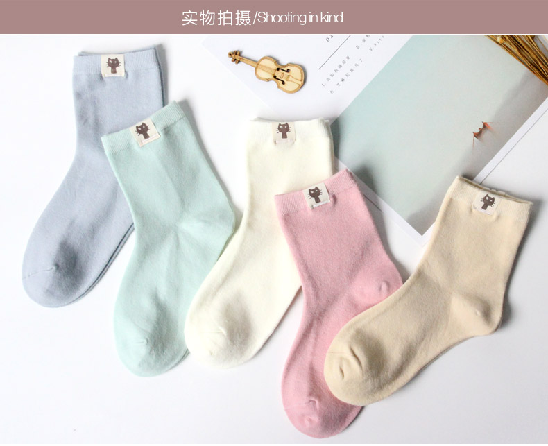 Vớ cotton nam cực vớ vớ ngắn vớ dễ thương mùa ngọt vớ mùa đông cô gái vớ vớ học sinh vớ nam vớ da