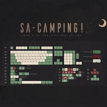 (JACK Keyboard Keycaps customized)SP SA Mechanical keyboard Keycaps camping camping(Sold out)